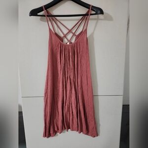 Women's Pink Strappy Top